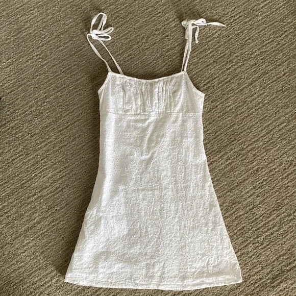 Tilly's | Dresses | Tillys White Eyelet Dress | Poshmark